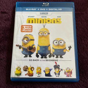 Minions 2014 (Blu-Ray, DVD) Sandra Bullock Michael Keaton